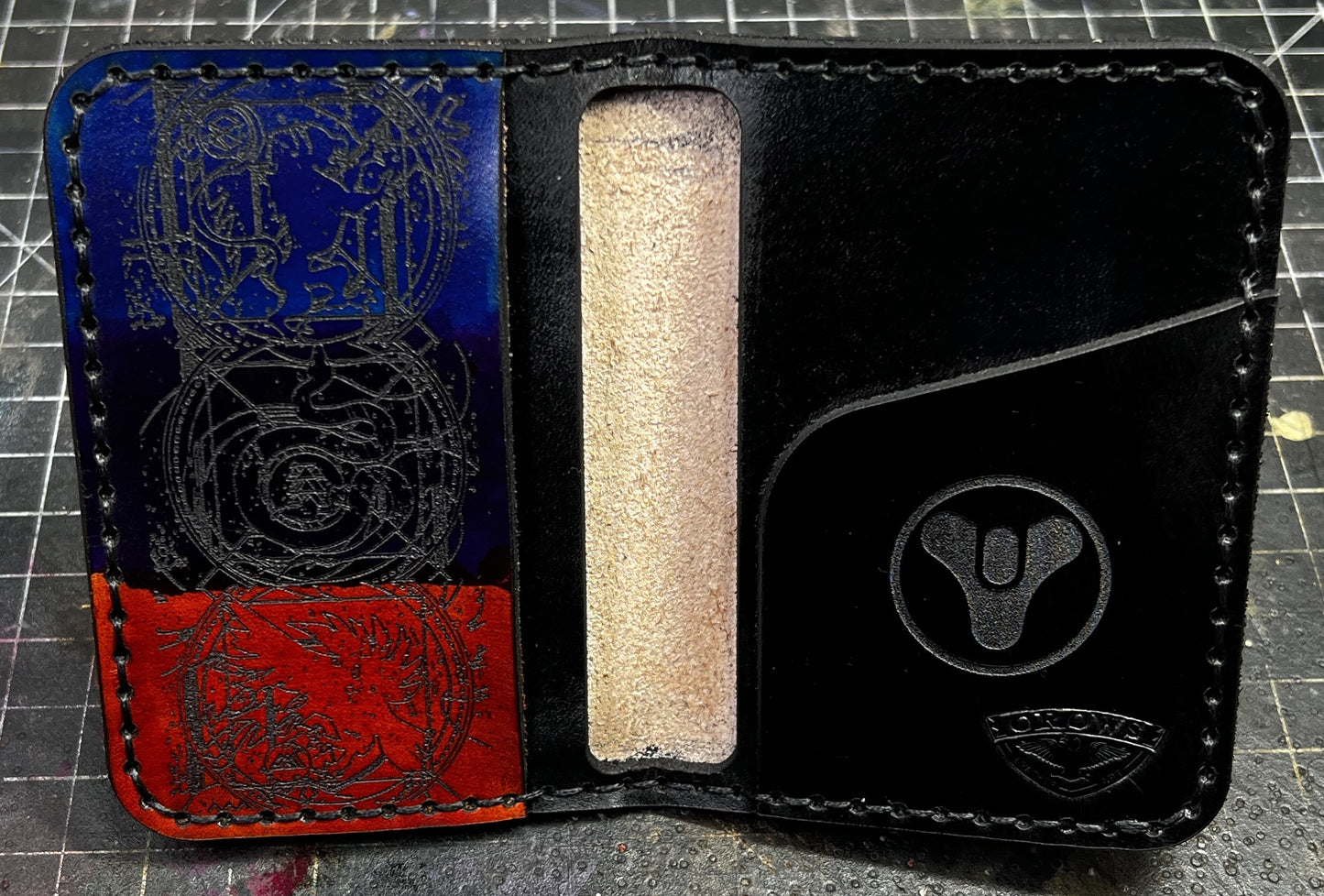 Destiny Raid Logo Leather Wallet