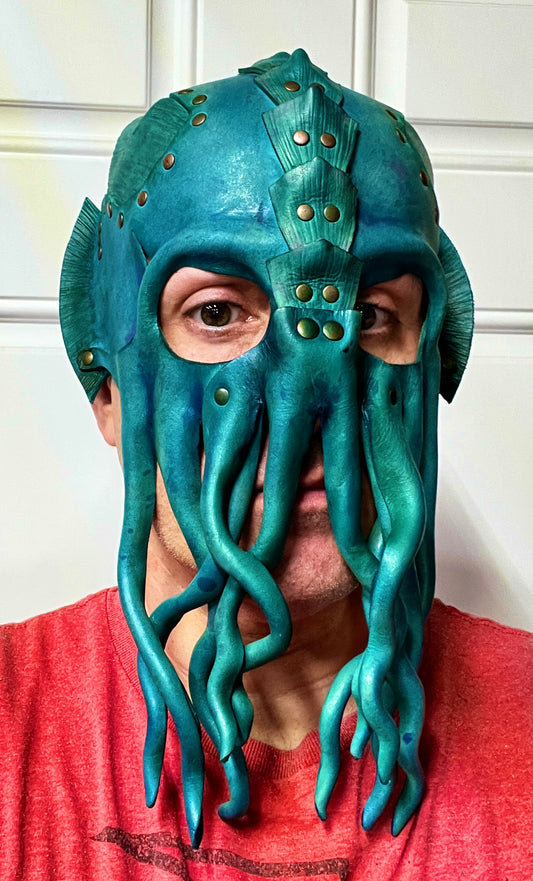 Cthulhu leather mask