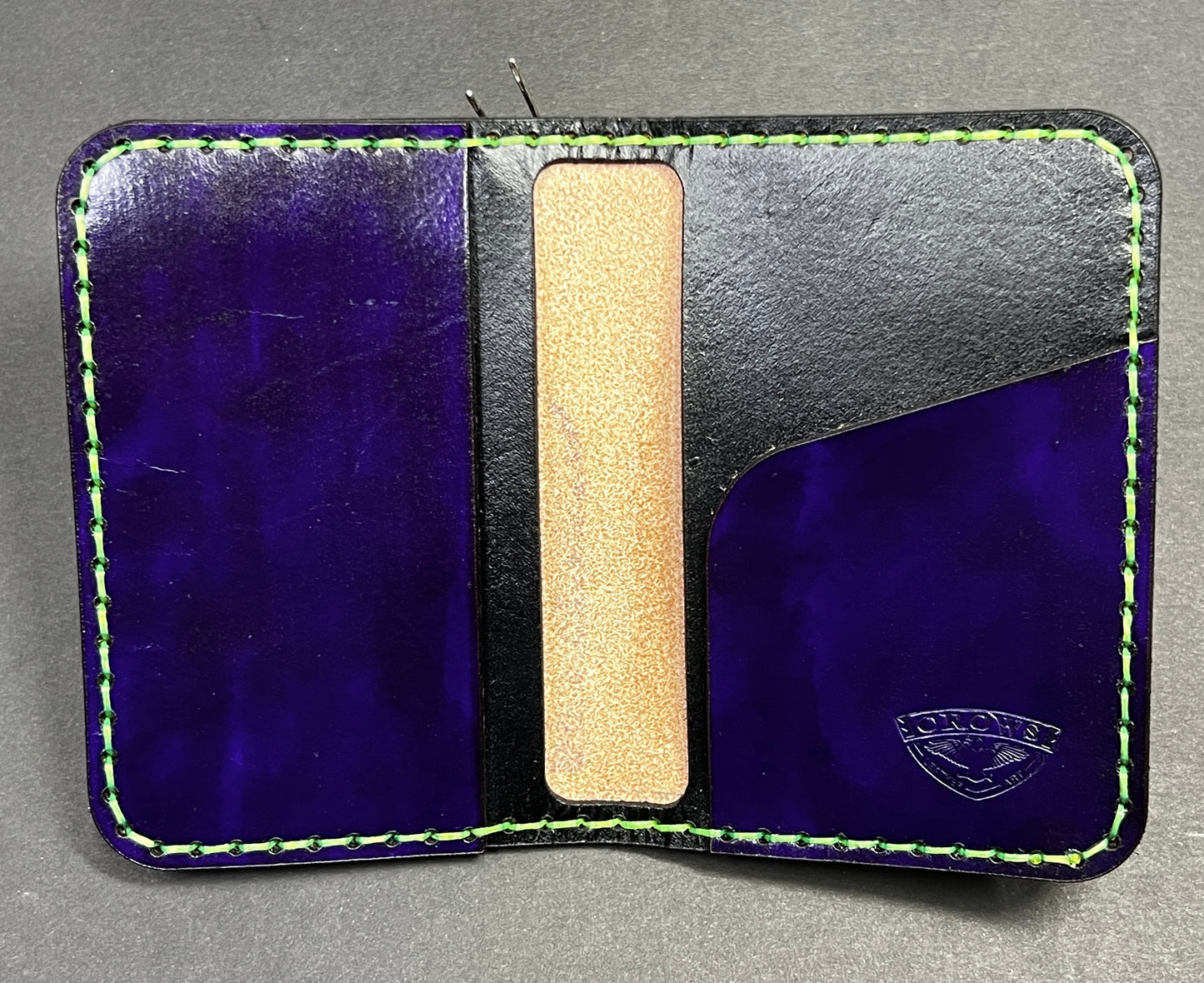 Joker Logo Leather Wallet