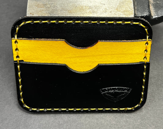DC Logo Leather Card Holder
