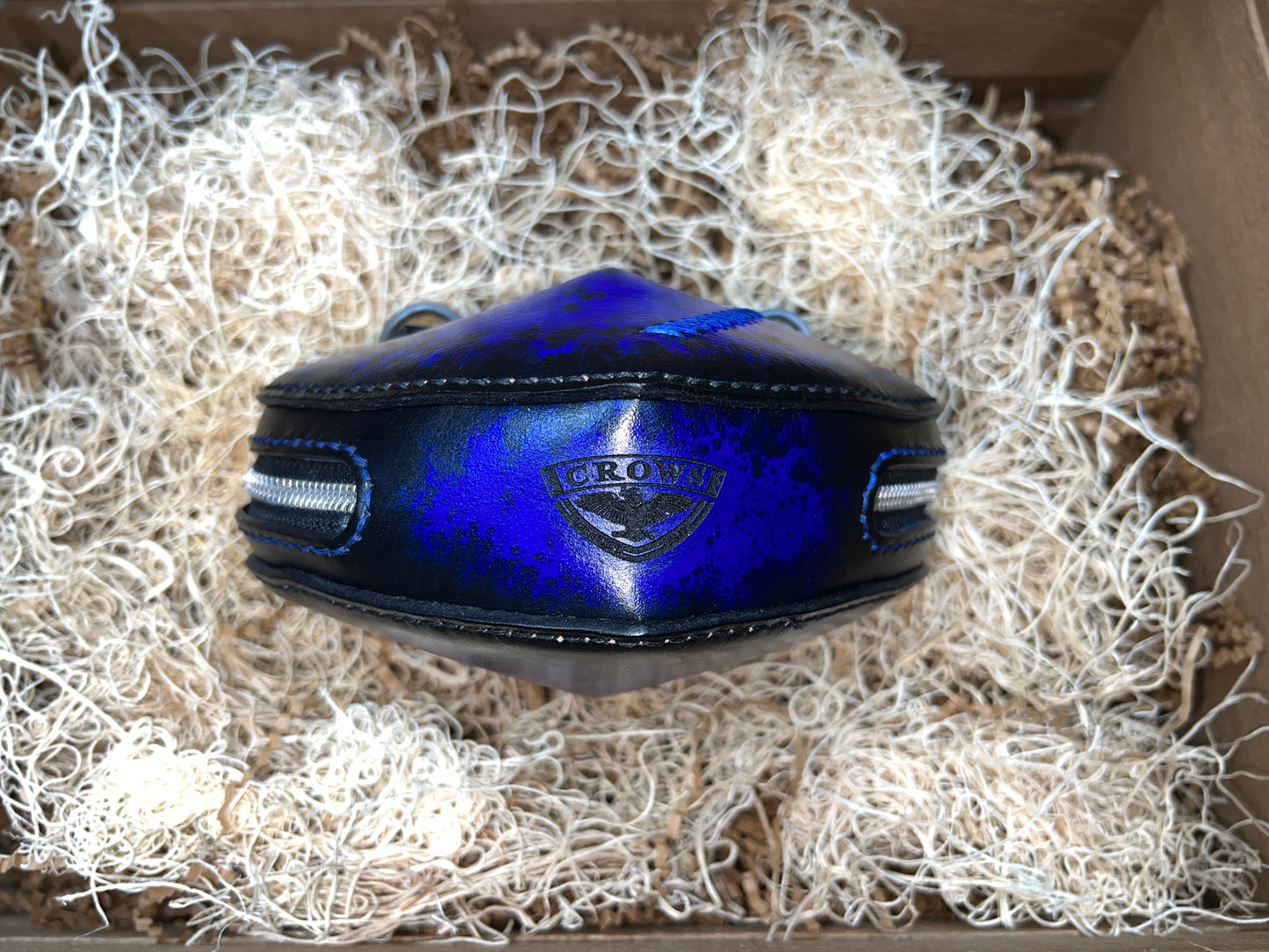 Broken heart leather handbag