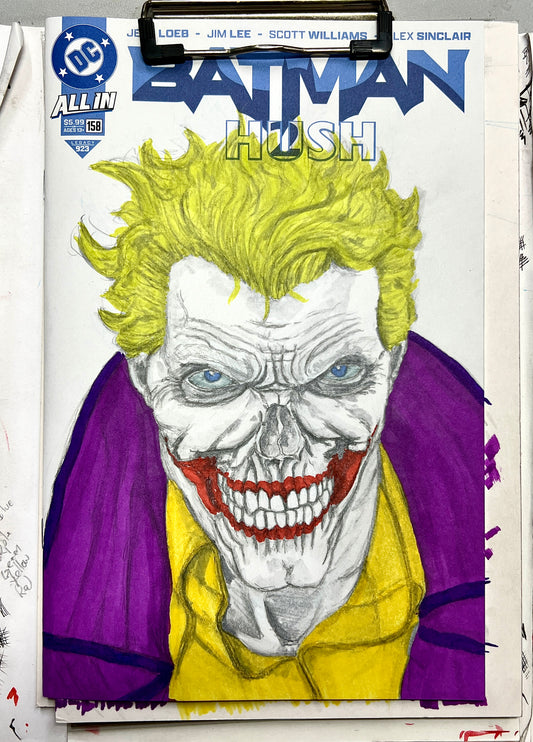 DC Comics Batman #158 Blank cover variant with Joker drawing