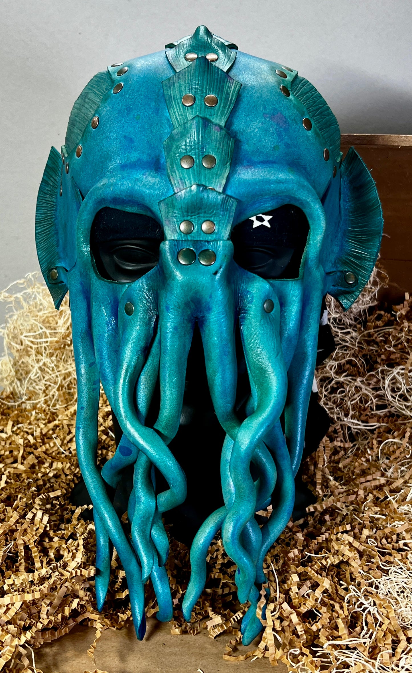 Cthulhu leather mask
