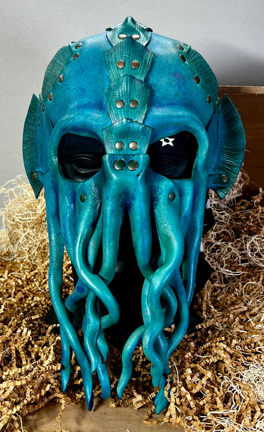 Cthulhu leather mask