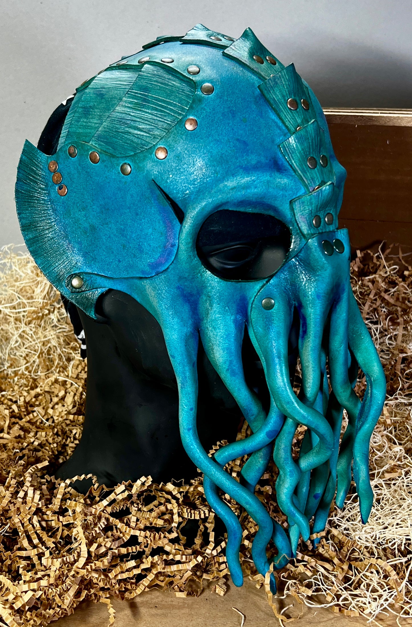 Cthulhu leather mask