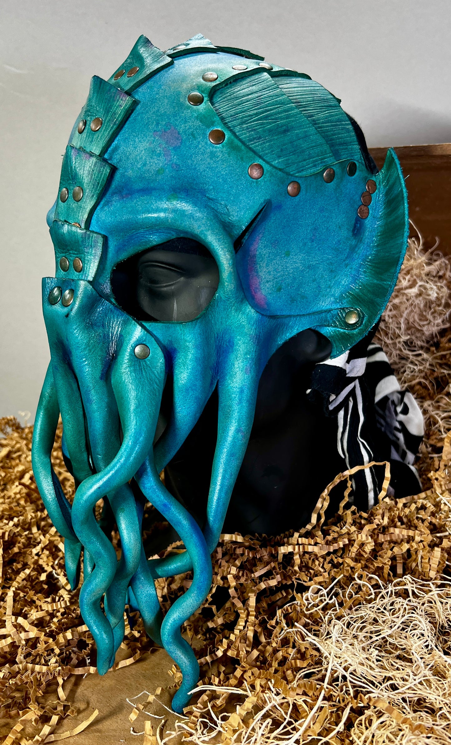 Cthulhu leather mask