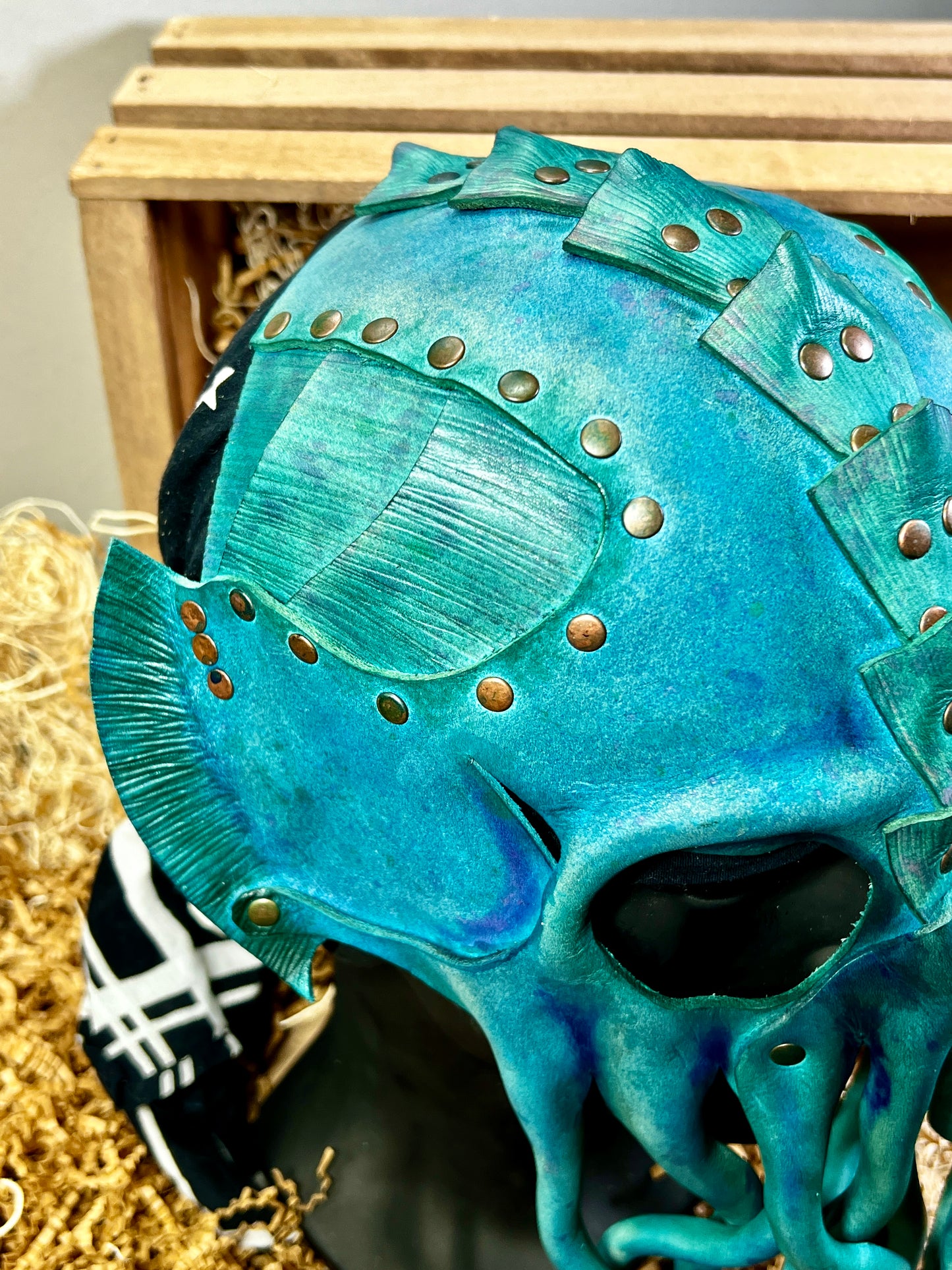 Cthulhu leather mask