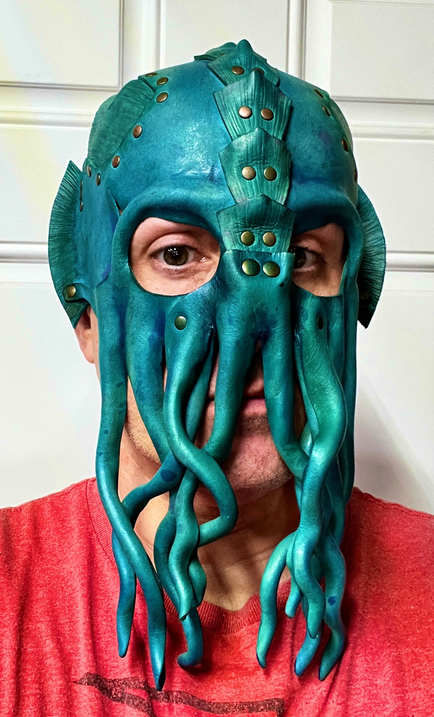 Cthulhu leather mask