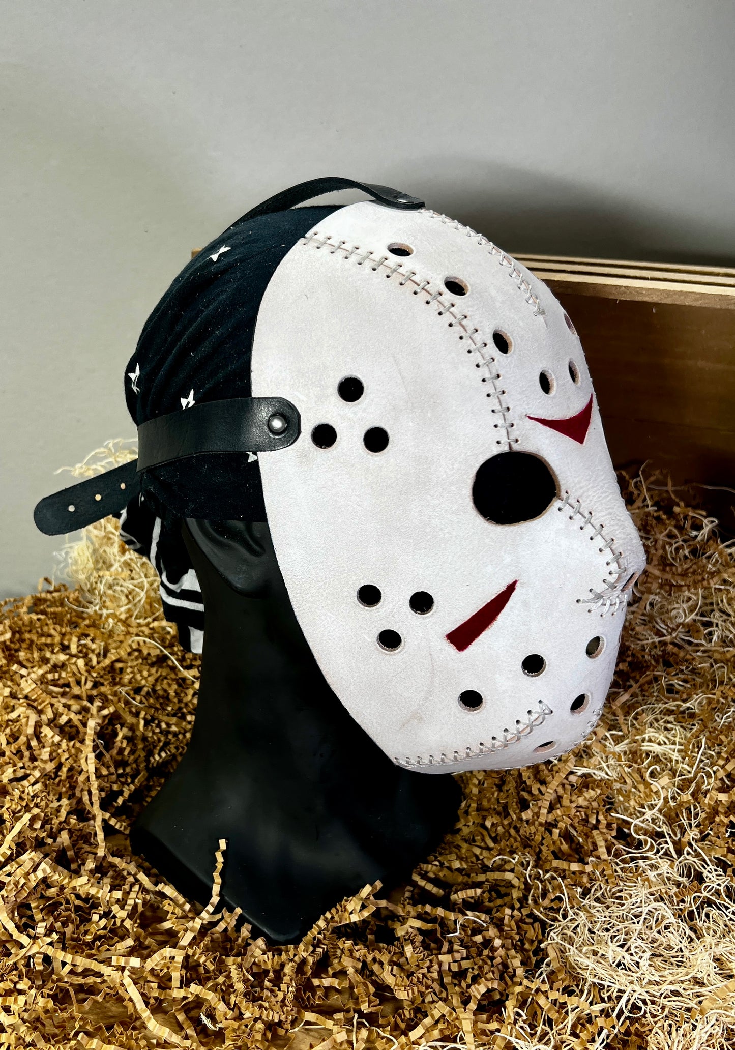 Horror hockey leather Jason mask