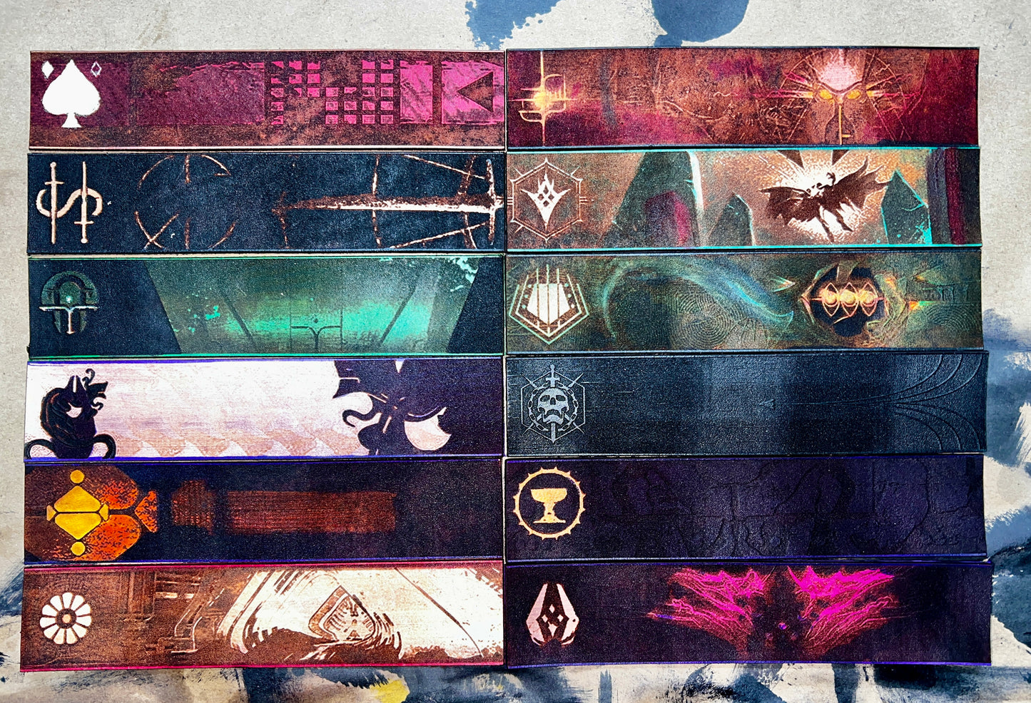 Leather Emblem Bookmark
