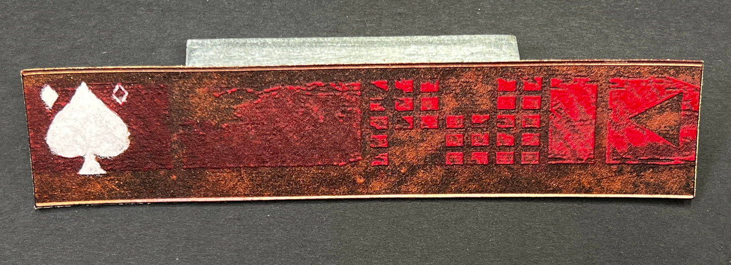Leather Emblem Bookmark