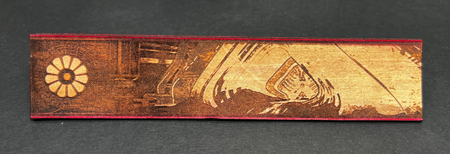 Leather Emblem Bookmark