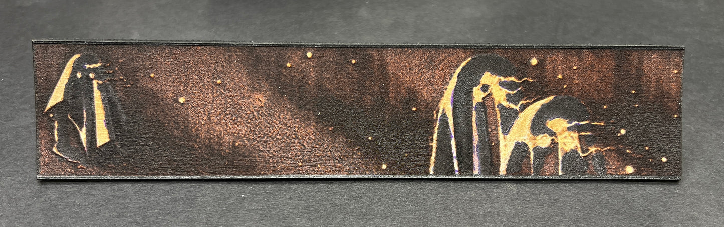 Leather Emblem Bookmark