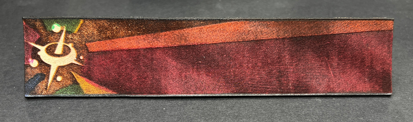 Leather Emblem Bookmark