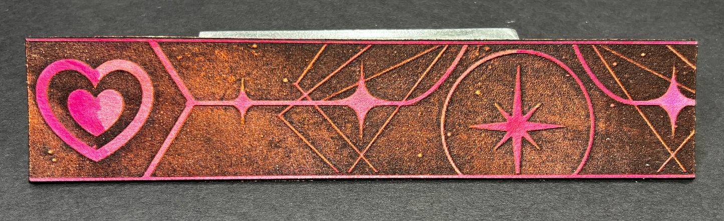 Leather Emblem Bookmark