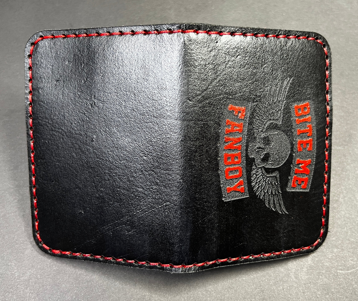 Lobo Bite Me Fanboy Leather Wallet