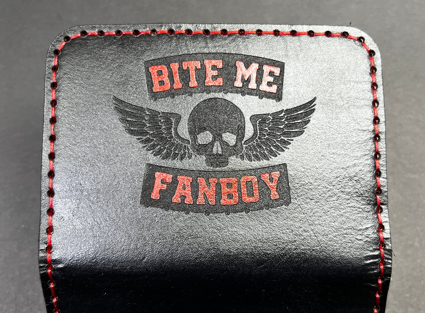 Lobo Bite Me Fanboy Leather Wallet