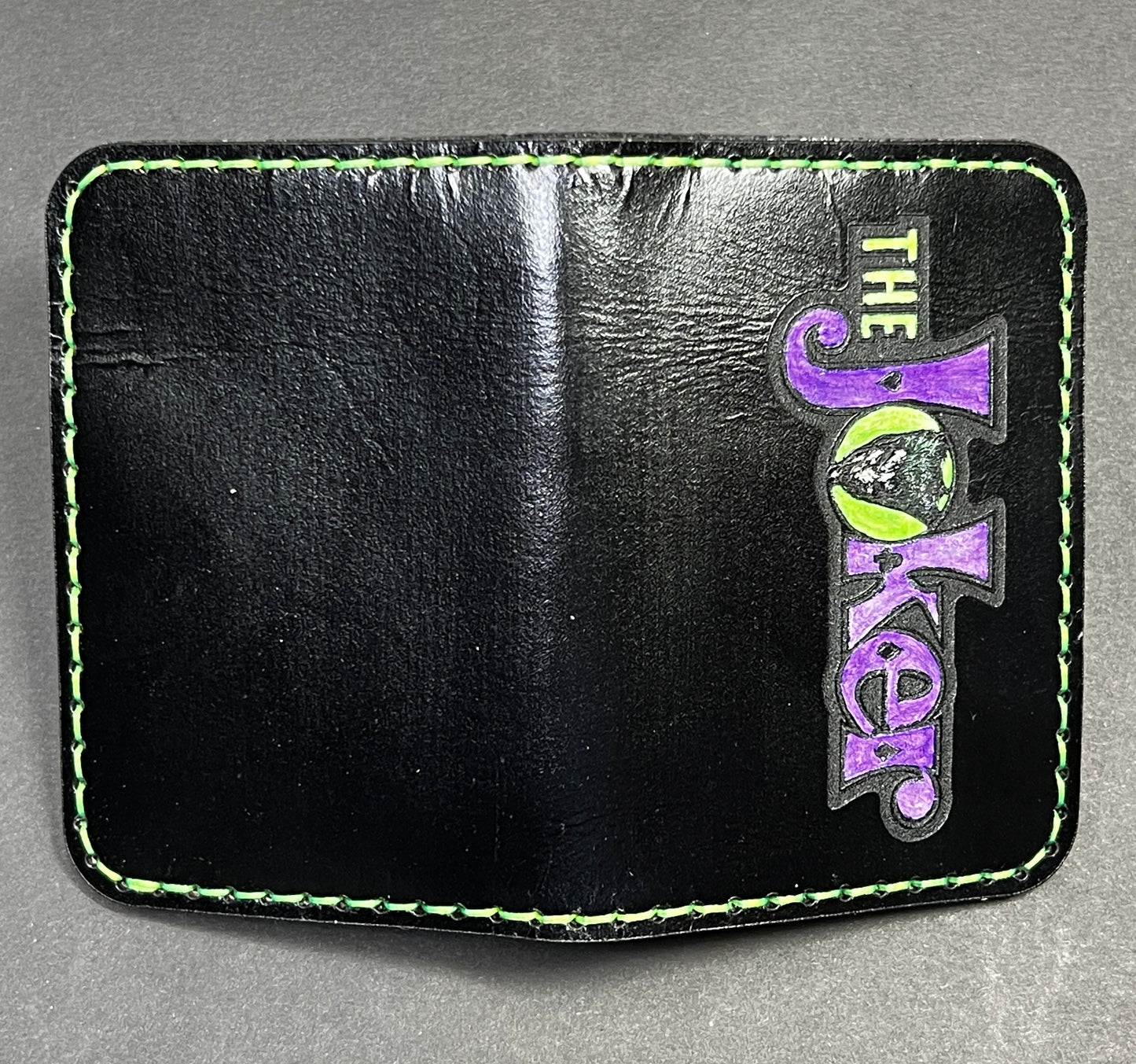 Joker Logo Leather Wallet