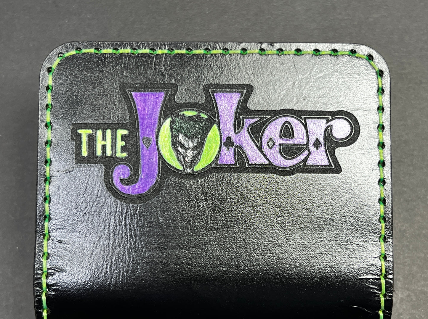 Joker Logo Leather Wallet