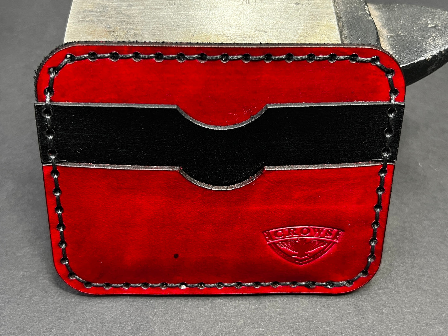 Harley Quinn Batman Logo Leather Card Holder