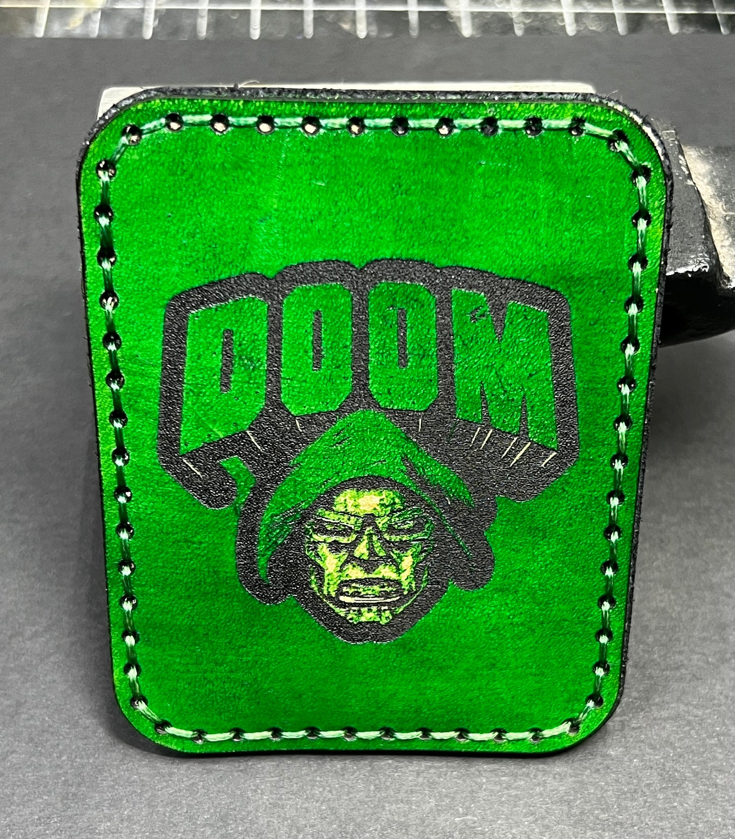 Doctor Doom Leather Card Holder