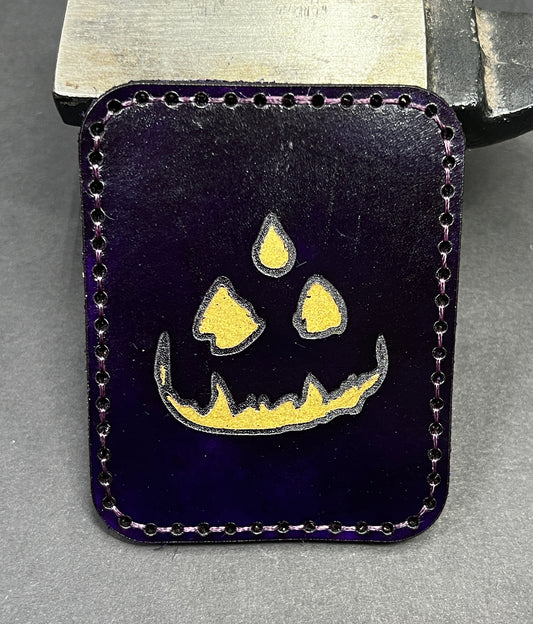 Festival of the Lost Headless One Leather Card Holder